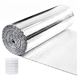 Aiglille Reflectix Insulation, 48" W x 99" L Double Bubble Reflective Thermal Foil Insulated for RV Window, Window Insulation for Summer Heat