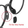 Eyeglass Nose Pads,BEHLINE Plug-in Replacement Glasses Nose Pieces Soft Silicone