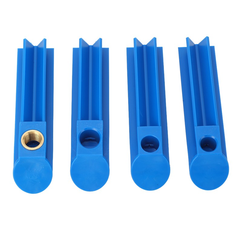 4PCS Fuel Injector Nozzle Flush Cleaner Adapter Universal Cleaning Tool