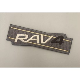 Toyota RAV 4 Embroidered Patch 1.5”x5” Gray Tan & Brown