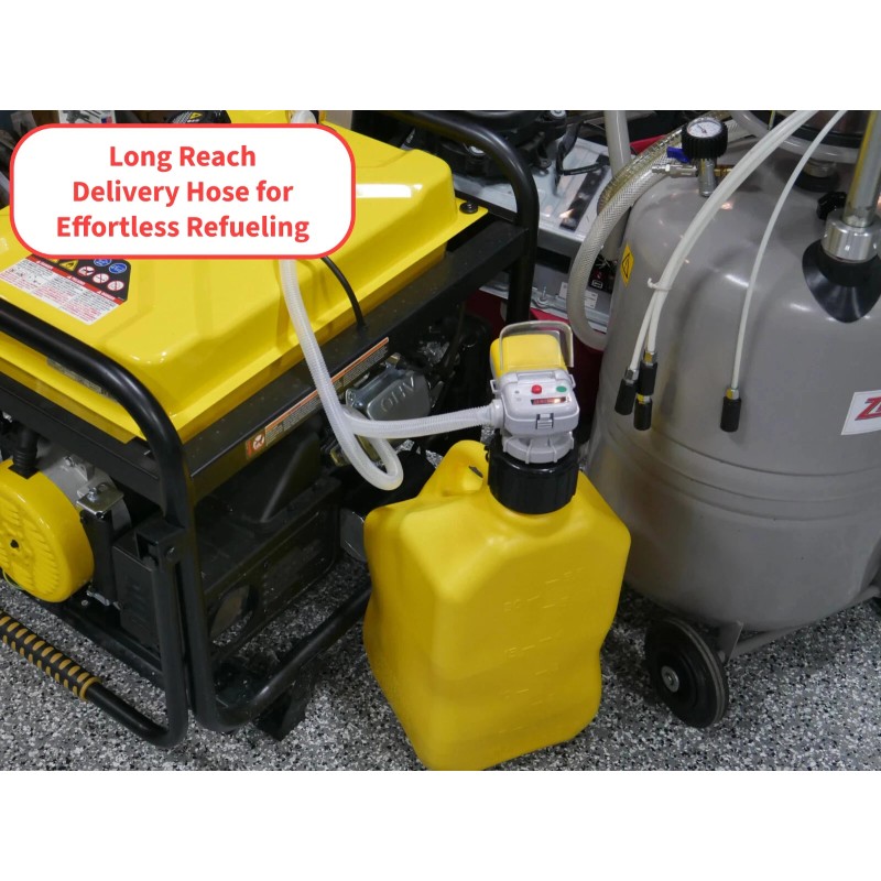 ZEELINE by Milton® ZE1030XLD –Fuel Can Transfer Pump for Racing