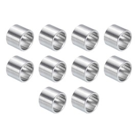 QUARKZMAN Stainless Steel Spacer 12 mm Hole x 15 mm OD x 12 mm Length Screw Spacer Bushing Smooth Design Round Metal Spacer for 12 mm ID Screws Bolts and Rods Pack of 10