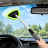 Telescopic Car Windshield Cleaning Brush Set – Extendable Microfiber Glass