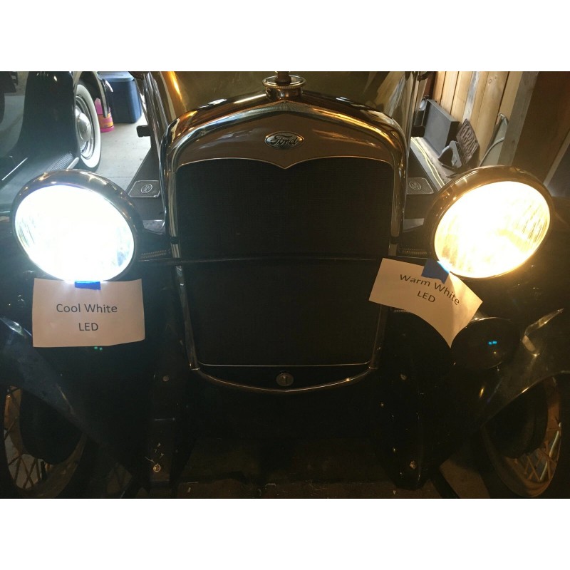 Ford LED Headlight Bulb 6-Volt or 12-Volt | Model A