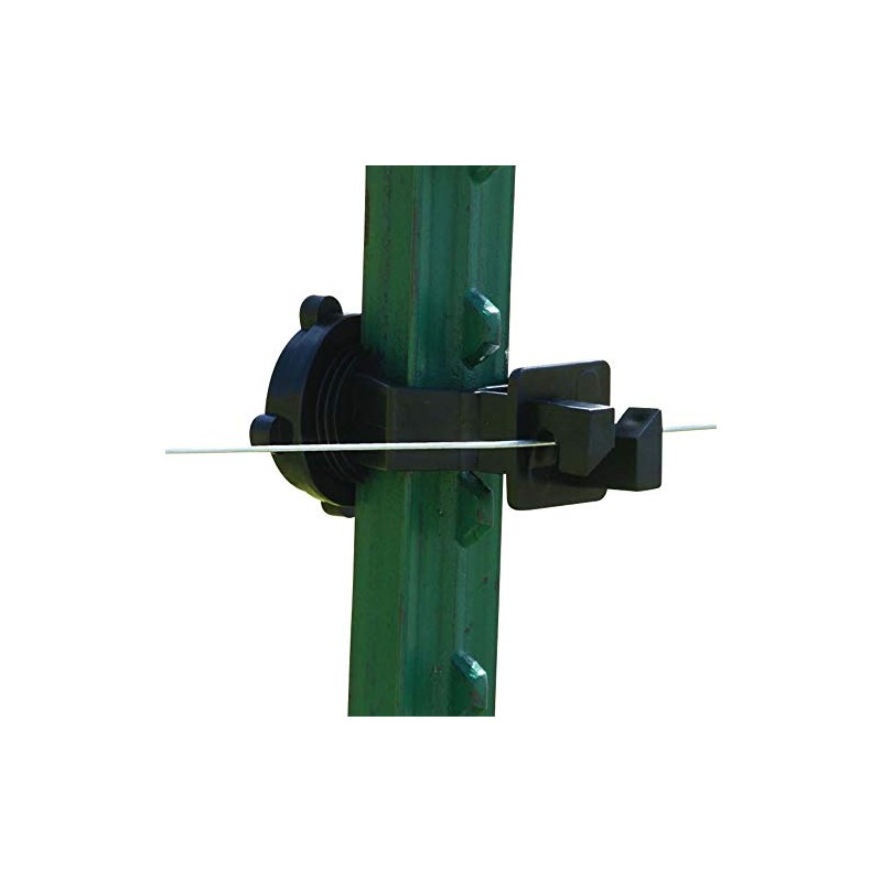 Patriot - T-Post Screw On Insulator - Black