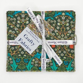 William Morris Fabric - 100% Cotton Percale Dress Making Material - Fat Quarter Bundles (Bundle 3)
