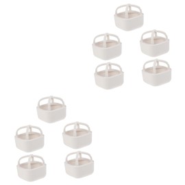 Baluue 10piezas Estuche Para Esponjas De Maquillaje Soporte De Puff De Belleza Organizador Seco y Ventilado Para Herramientas De Maquillaje