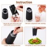 Gravity Electric Salt Pepper Mill Set, Electric Salt and Pepper