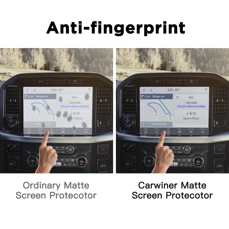 Carwiner Screen Protector for 2021-2024 2025 Ford F-150 12In Navigation