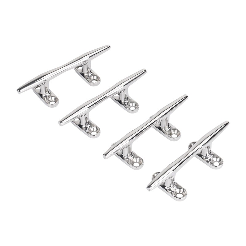 Hoffen Boat Cleat, 4 Pack 316 Stainless Steel 4 inch