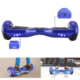GlareWheel M2 Hoverboard Light Up Wheels Bluetooth Blue