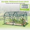 Poray Large 5.3x2.6FT Plant Netting Cover, Pop up Tunnel Crop