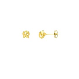 Estella Bartlett Gold Plated Knot Stud Earrings