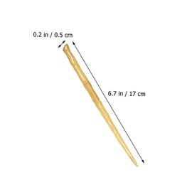 minkissy Horn Hairpin Hair Jewels for Women Bride Pin Chinese Style Hair Chinese Bamboo Hair Stick Hair Styling Accessories Womens Hair Sticks Ancient Miss Girl Croissant Headgear