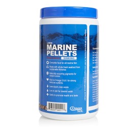 Omega One Garlic Marine Pellets, Sinking, 4mm Large Pellets (Packaging May Vary)