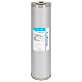 Aquasure Fortitude V2 Series | Sediment/Carbon/Zinc Bacteria Inhibiting Triple Purpose Replacement Filter - Large