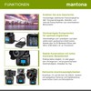 Mantona Electric 360° Panoramic Head - Programmable Tripod Head for