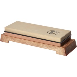 KING KW65 1000/6000 Grit Combination Whetstone with Plastic Base