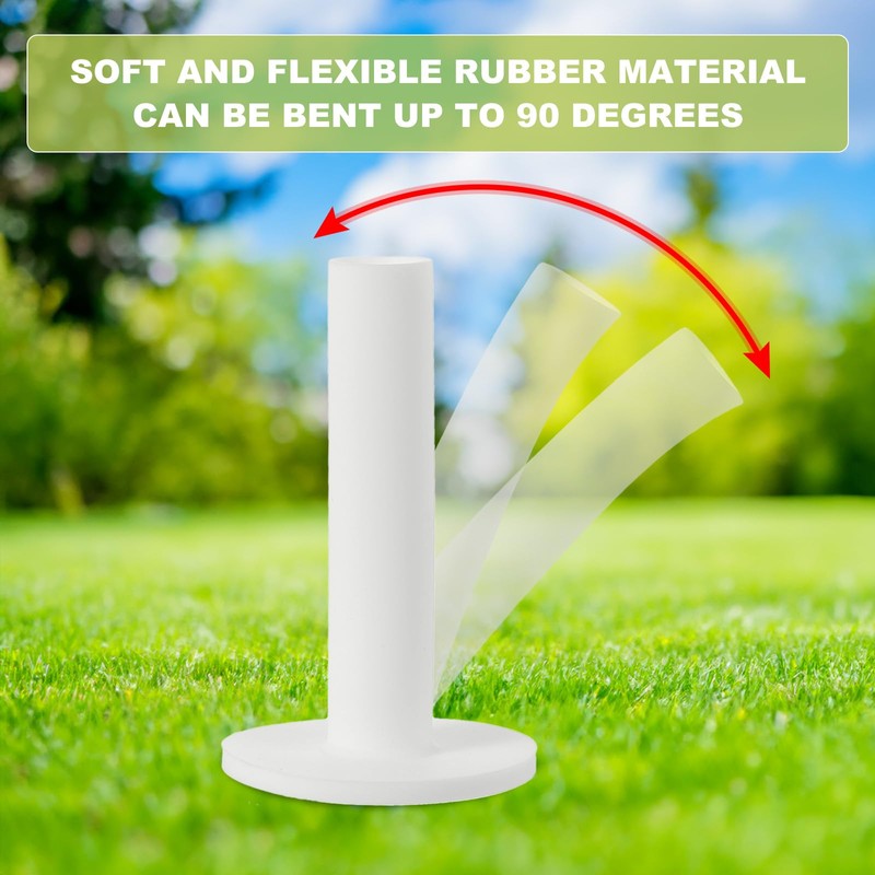PATIKIL Rubber Golf Tee, 5 Pack 2 Inch Golf Practice