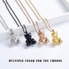 Teddy Bear Cremation Urn Nekclaces Ash Jewellery for Men Women