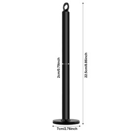 Weight Plate Loading Pin, Fitness Weight Plate Loading Pin, Weight Stack Pin, Diameter 20 x 320 mm, 100 kg Load Capacity, Pulley Fitness Accessories for Home Gym Workout