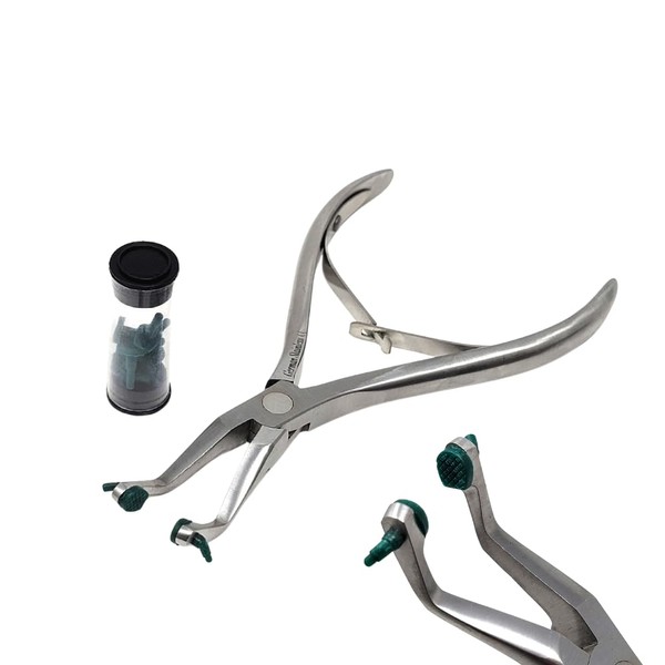Dental Crown Gripper Remover with Angled Tips Professional Dentist Orthodontic
