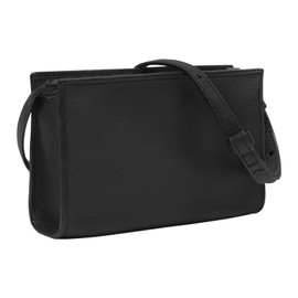407-Crossbody XS -LORA SMALL PEBBLE-black