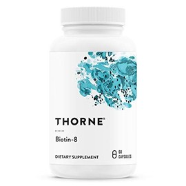 THORNE Biotin 8 - Vitamin B7 (Biotin) for Healthy Hair, Nails, and Skin* - 60 Capsules