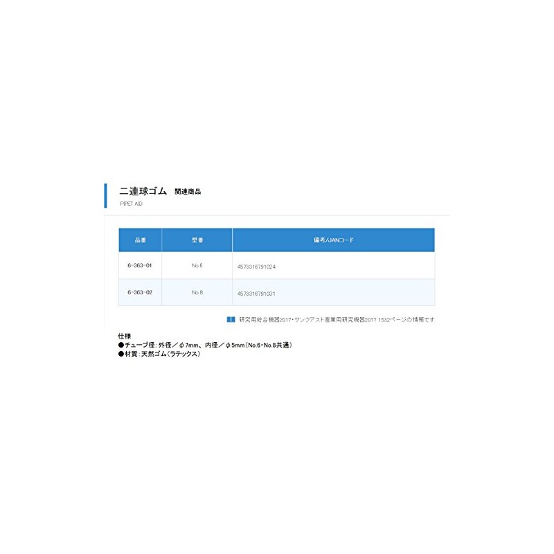 Double Ball Rubber No.8 /6-363-02
