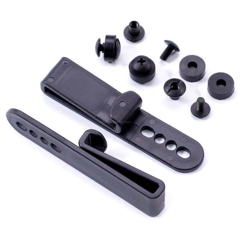 J Hook Holster Clips - (4 Pack w/Mounting Hardware) -