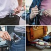 TopMost RFID-Blocking Aluminum Wallet Credit Cards Holder for Men &