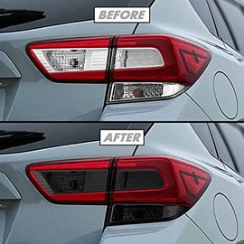 SlickMod PreCut Vinyl Smoke Tint for 2018-2022 Subaru Crosstrek Tail Light (3. Turn Signal & Reverse, 20% Dark Smoke)