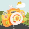 Baby Steering Wheel Toy Multifuntional Lighting Effects Educational Musical Steering