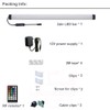 LAIFUNI Dimmable Under Cabinet Lighting, RGB LED Light Bar, RF