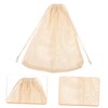 Kisangel 4pcs Reusable Seafood Steam Bags Cotton Thread Cooking Bags