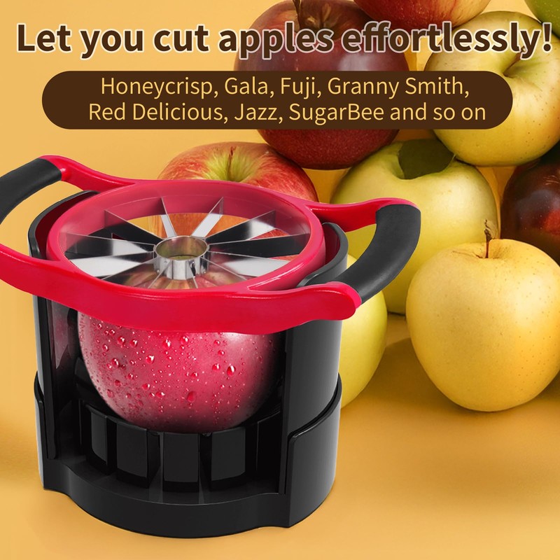 Newness 5.12 In Large Apple Slicer, Cut 12 Thin Slices