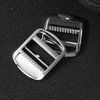 Operitacx 10 Pack Square Buckles 24mm Roller Buckles for Bag