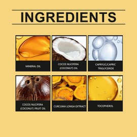 Brazilian Coco Firming Body Coconut Oil for Dry Skin, Hands with Curcuma Longa Extract, Vanilla Moisture Drenching, Radiant Looking Glow Skin Hydration, Instant Absorption