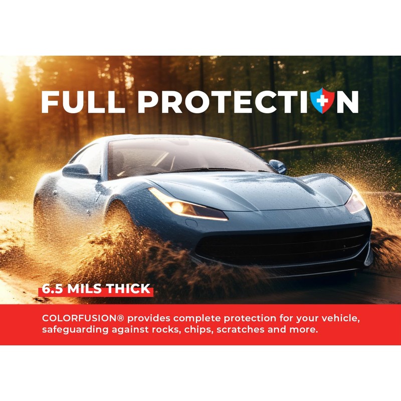 ColorFusion PPF by VViViD, Gloss China Blue Dry Apply PPF