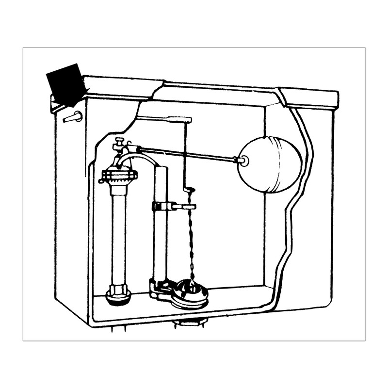 Plumb Pak PP835-74 Side Mount Flush Lever, for Use with