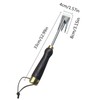 QUINTRA Rake, Weeder, Weeding Tool, Multi-Purpose Mowing Tool, Stainless Steel,