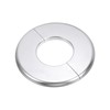 PATIKIL Wall Split Flange 2.01" (51mm),ABS Round Self-Adhesive Escutcheon Plate