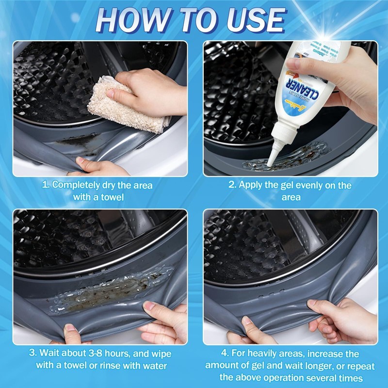 Galitoon Home Remover Gel, 2 Pack Household Washing Machine Cleaner,