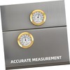 KONTONTY 2pcs Mini Hygrometer Thermometer Analog Humidity and Temperature Meter