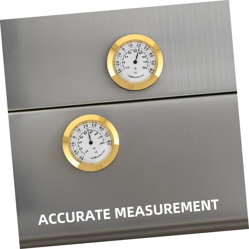 KONTONTY 2pcs Mini Hygrometer Thermometer Analog Humidity and Temperature Meter