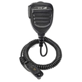 HYS Speaker Microphone with PTT Button, Speaker Microphone Compatible with Motorola MTP850S and Motorola DP Series Radios
