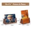 2 Pack 4x6 Picture Frame - Rustic Wooden Photo Frames