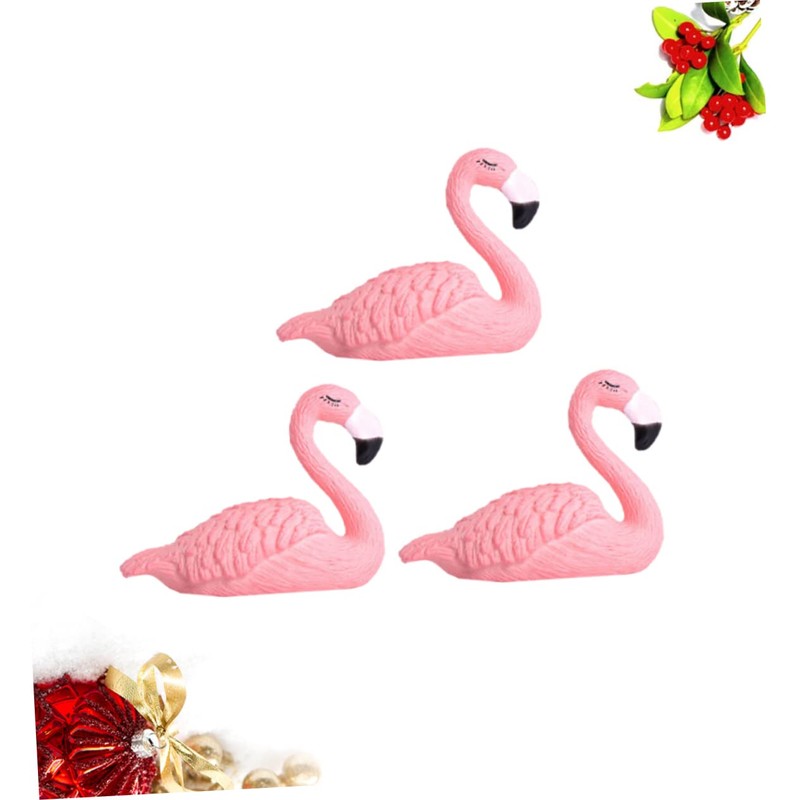 Baluue 3pcs Flamingo Nail Art Tip Stand Cute Manicure Display