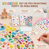 35 Hojas Pegatinas para Niños, Calcamonias para niños y niñas