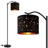 BoostArea Floor Lamp for Living Room,8W LED Arched Tall Modern